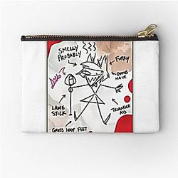 Hazbin Hotel: Vox's Alastor Drawing Zipper Pouch