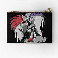 Hazbin Hotel Background Characters Wolf Sisters Zipper Pouch