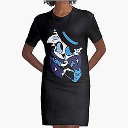 Vivziepop Merch Witch Angel Dust Graphic T-Shirt Dress