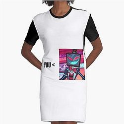 vox hazbin hotel Graphic T-Shirt Dress