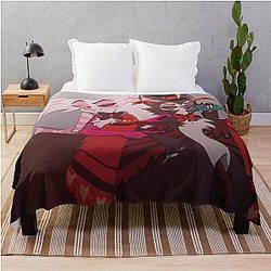 AngelHusk- Hazbin Hotel Throw Blanket