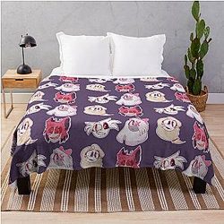 Hazbin Hotel chibi,,,  Throw Blanket