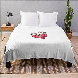 Vivziepop Chibi Angel Dust Throw Blanket