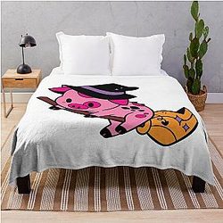 Vivziepop Merch Witch Fat Nuggets Throw Blanket