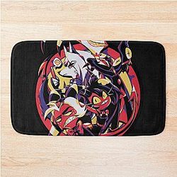 Hazbin Hotel Merch Helluva Boss Group Essential T-Shirt.png Bath Mat