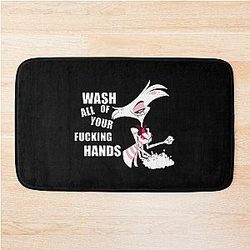 Angel Dust - Hazbin hotel - Posters and Art Bath Mat