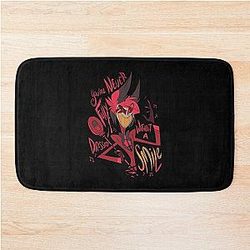 Hazbin Hotel Alastor Smile Bath Mat