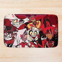 Hazbin Hotel All Characters Bath Mat