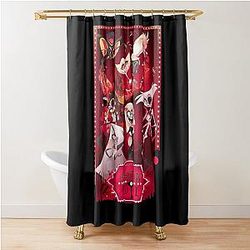Hazbin Hotel Poster Promotion Art Shower Curtain