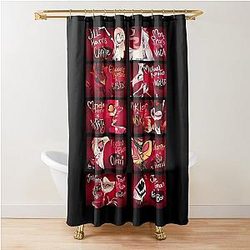 hazbin hotel Shower Curtain