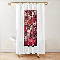Hazbin Hotel Poster Shower Curtain