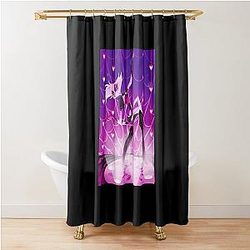hazbin hotel angel dust Shower Curtain