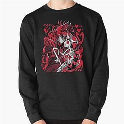 Charlie + Alastor 2023 Hazbin Hotel V-day Inspired Fanmerch  Pullover Sweatshirt