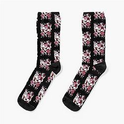 Hazbin Hotel Angel Dust Socks