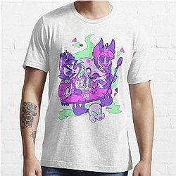 Alastor Husk Nifty and Angel Dust Playing Cards - Hazbin Hotel  Essential T-Shirt
