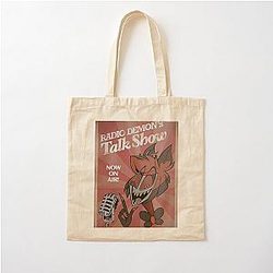 Hazbin Hotel - Radio Demon Poster Cotton Tote Bag