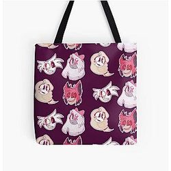 Hazbin Hotel chibi,,,  All Over Print Tote Bag