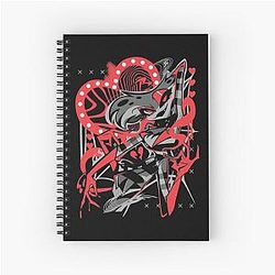 Hazbin Hotel Angel Dust Spiral Notebook