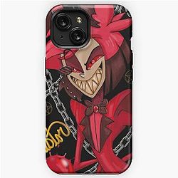 Hazbin Hotel Alastor the radio demon fan art iPhone Tough Case