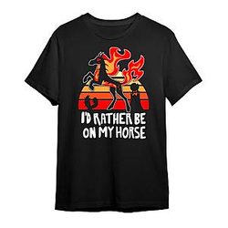 I'd Rather Be On My Horse TTPM2304 VivziePop T-Shirts