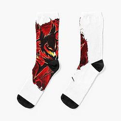 Hazbin Hotel m-erch vivziepop m-erch a-lastor and his Shadow Essential Socks