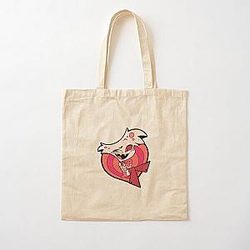 Vivziepop Chibi Angel Dust Cotton Tote Bag