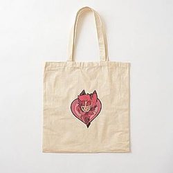 Vivziepop Chibi Alastor Cotton Tote Bag