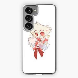 AngelDust Hazbin Hotel Vivziepop Chibi Sticker Samsung Galaxy Soft Case