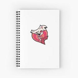 Vivziepop Chibi Angel Dust Spiral Notebook