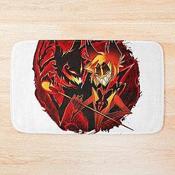 Hazbin Hotel m-erch vivziepop m-erch a-lastor and his Shadow Essential Bath Mat