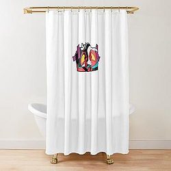 Vivziepop Date Night Shower Curtain