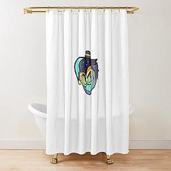 Vivziepop Chibi Baxter Shower Curtain