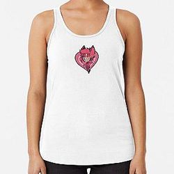 Vivziepop Chibi Alastor Racerback Tank Top