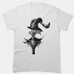Zestial Morde - Hazbin Hotel - Black And White Classic T-Shirt