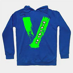 vlone black and green colors Hoodie TP0507