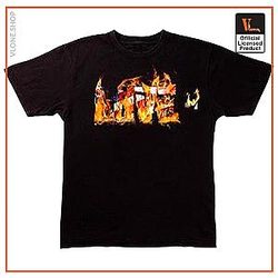 Vlone T-Shirts - Vlone LOVE- T-Shirt - Black VL2309