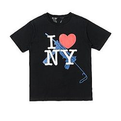 Vlone Shirts - VLONE I Love INY Submachine Gun Tee VLC2710