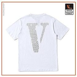 Vlone Shirts - Vlone Friends Drilling Logo T-Shirt VL2409