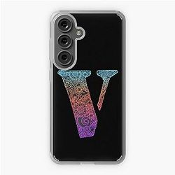Vlone and floral motifs , cool V Samsung Galaxy Soft Case