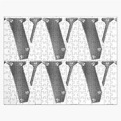 Vlone and silver screw , cool design for V Jigsaw Puzzle