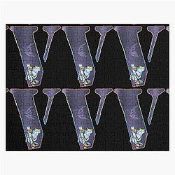 Vlone with beautiful frog , cute design for V Jigsaw Puzzle