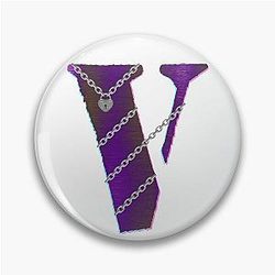 Vlone lock chain , funny design for V Pin