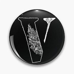 Vlone with floral motifs , cute design for V Pin