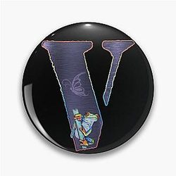 Vlone with beautiful frog , cute design for V Pin