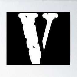 VLONE WHITE LOGO  Poster