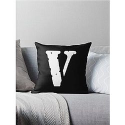 VLONE WHITE LOGO  Throw Pillow