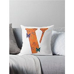 Vlone Angles with Butterflies Throw Pillow
