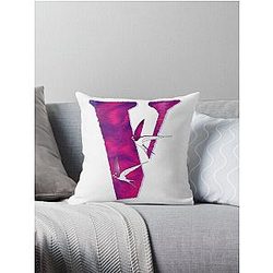 Vlone with birds , cool design for V Throw Pillow