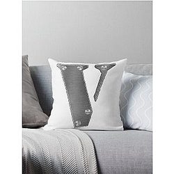 Vlone e parafuso de prata, design fresco para V Throw Travesseiro