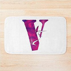 Vlone with birds , cool design for V Bath Mat